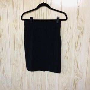 LUXE The Limited Black Wool Skirt 2